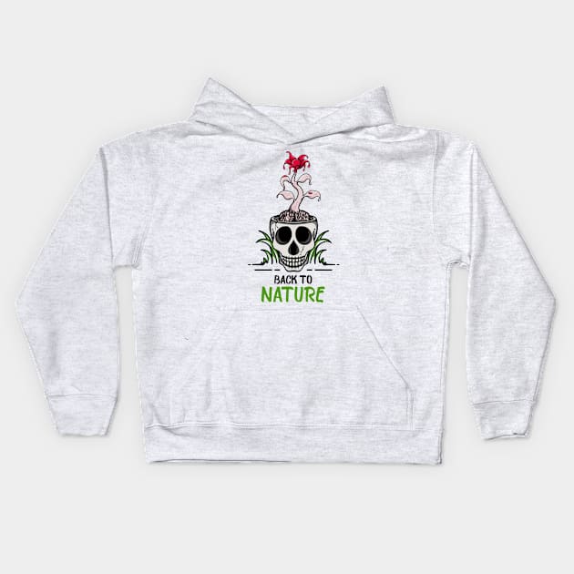 Back to nature Kids Hoodie by BARBOZAstore